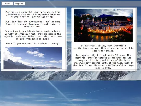 Travel/austria screenshot