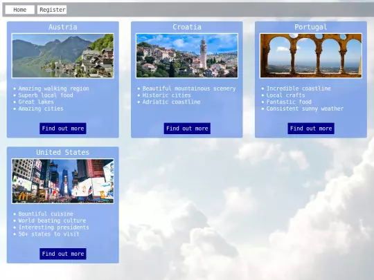 Travel screenshot