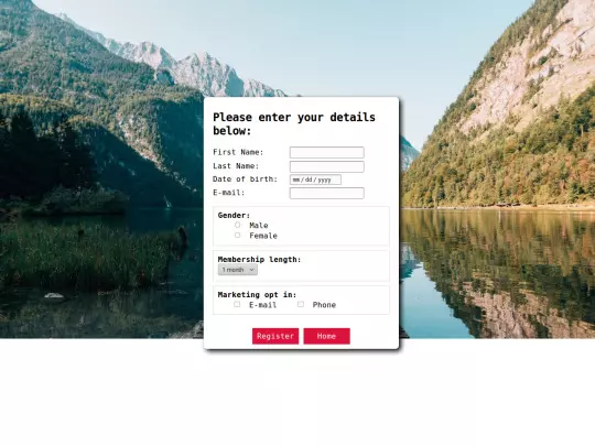 Travel/register screenshot