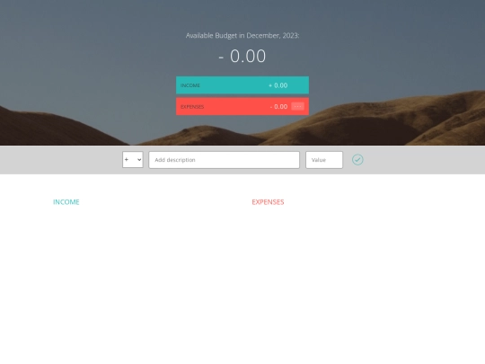 budgety screenshot