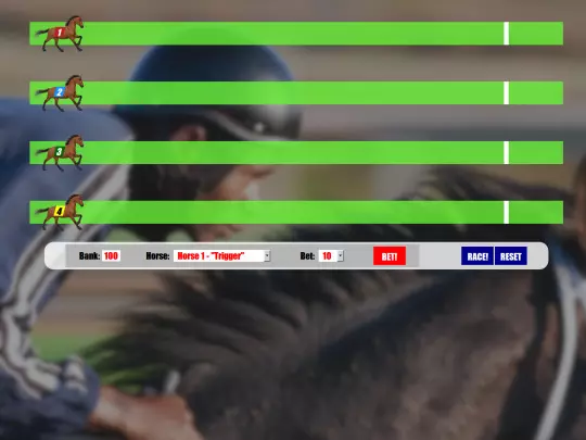 horse race screenshot