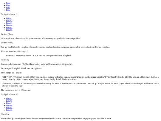 index screenshot