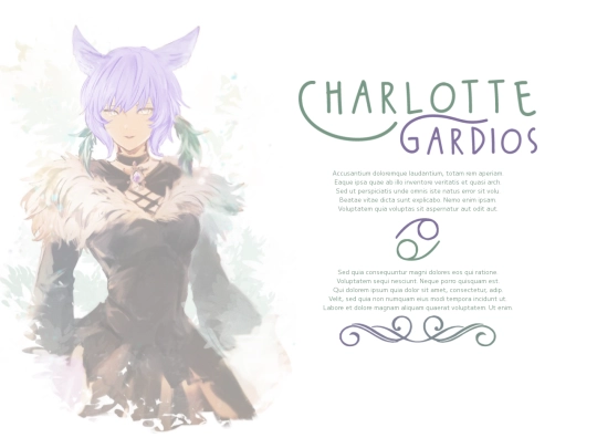 Charlotte Gardios/desc screenshot