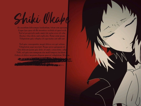 Shiki Okabe/desc screenshot