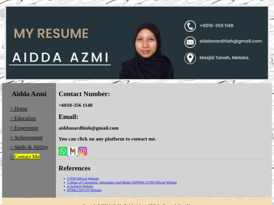 contactme screenshot