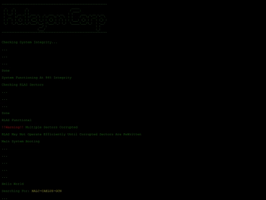 Testing screenshot