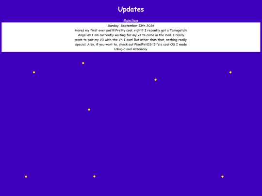 tamagotchi/new/updates screenshot