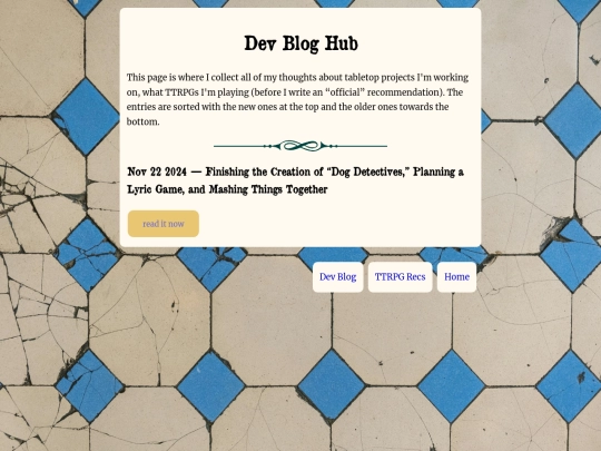 blog_hub screenshot
