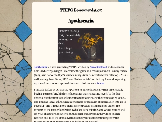 ttrpg_rec_apothecaria_1 screenshot