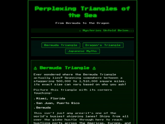 dragonstriangle screenshot