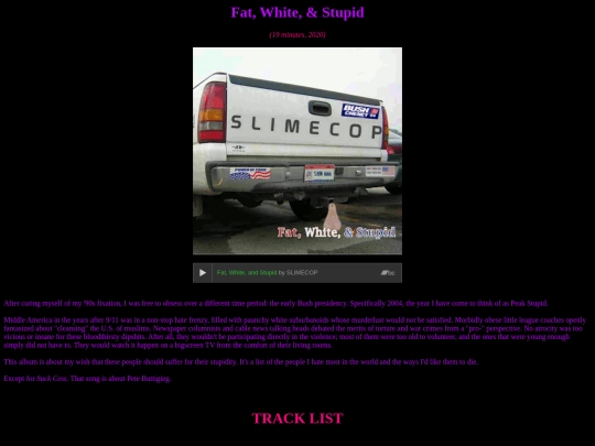 fatwhitestupid screenshot