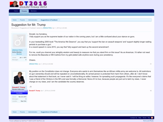 donald-trump/suggestions screenshot