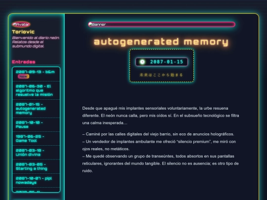 2087-01-15-autogenerated-memory screenshot