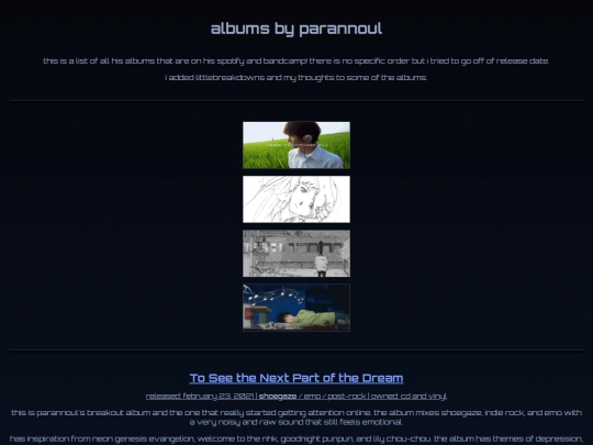 albums screenshot