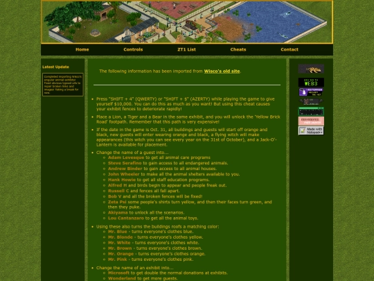cheats screenshot