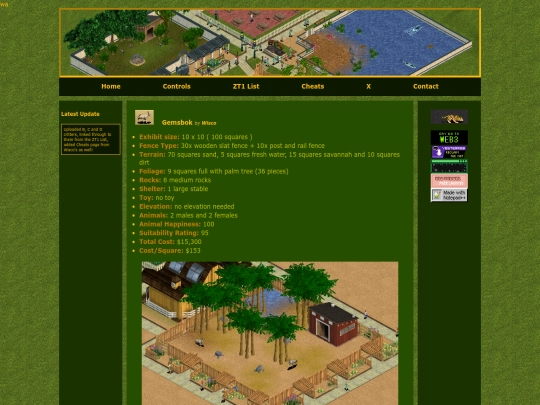 wisco/gemsbok screenshot