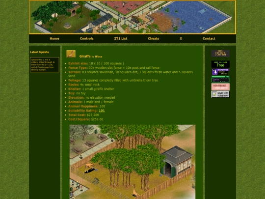 wisco/giraffe screenshot