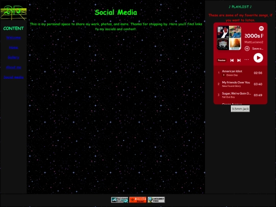 aboutme screenshot