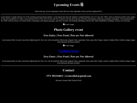 Event/event screenshot
