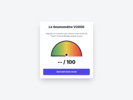 Seumometre screenshot