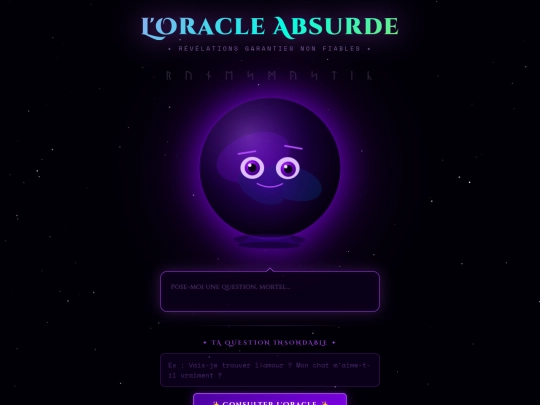 oracle-absurde screenshot