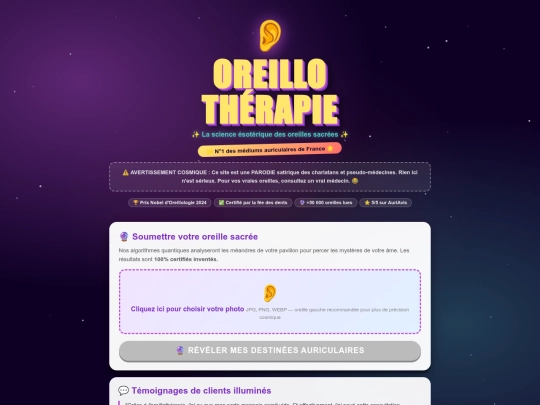 oreillotherapie screenshot