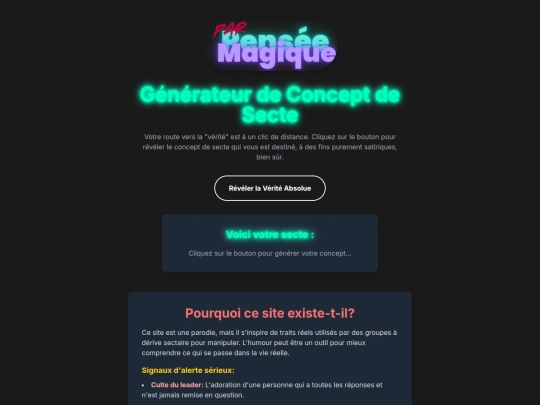 sectes screenshot