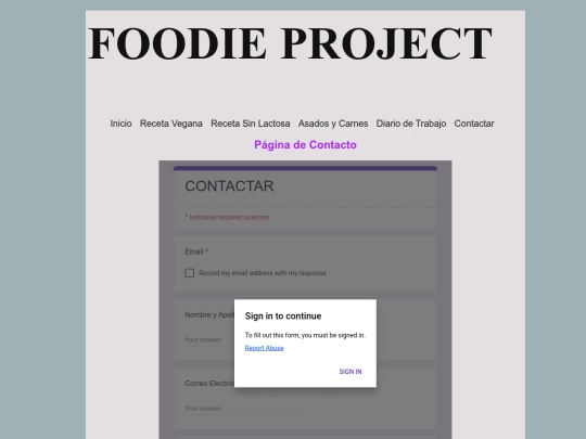 contactar screenshot