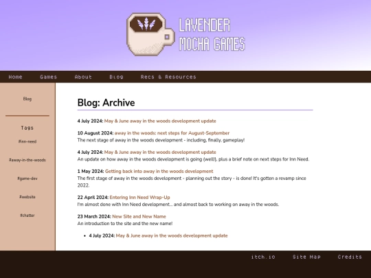 blog/archive screenshot