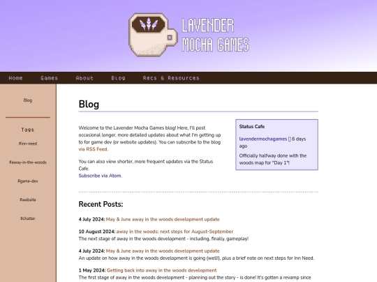 blog screenshot