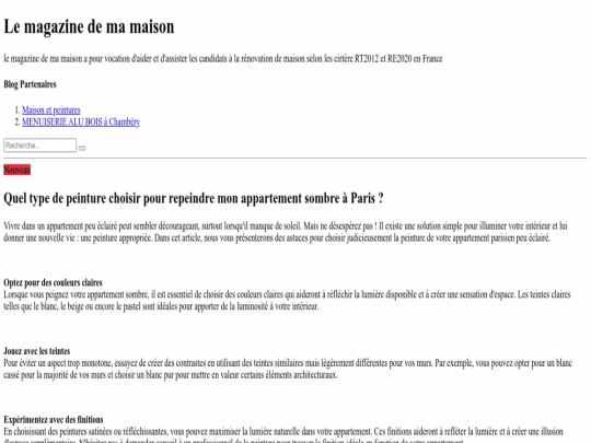 index screenshot
