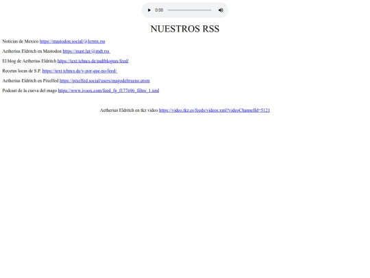 nuestrosRSS screenshot