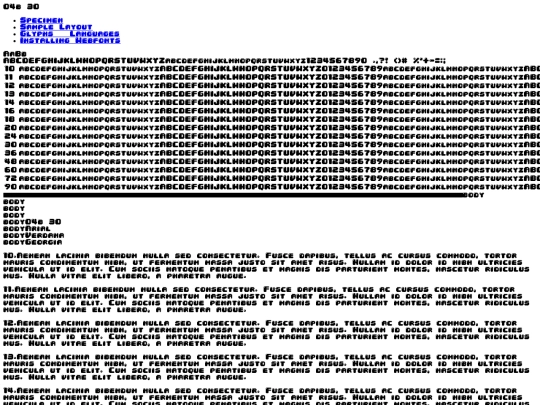 webfontkit-20200614-160321/04b_30__-demo screenshot