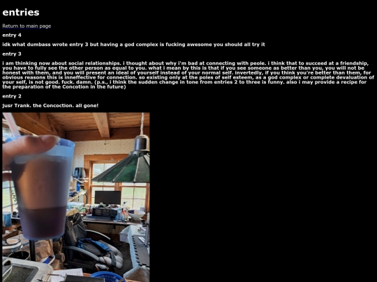 diary screenshot