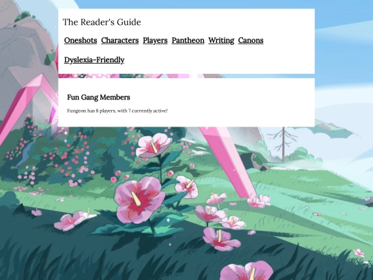 readersguide/players screenshot