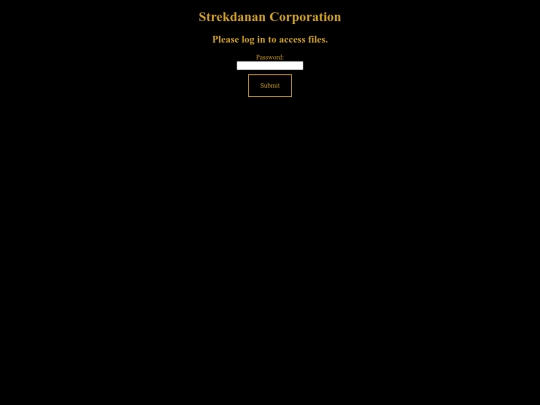 strexmainframe/signin screenshot