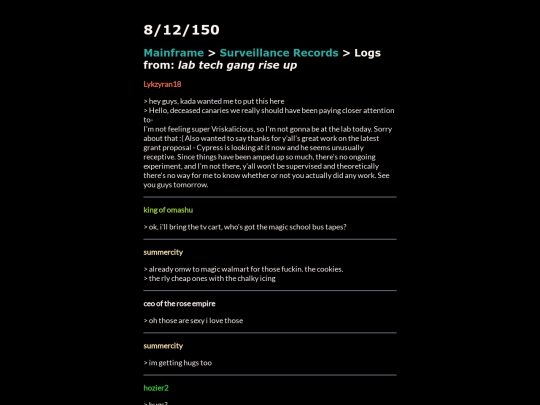strexmainframe/surveillance_records/08_12_150 screenshot