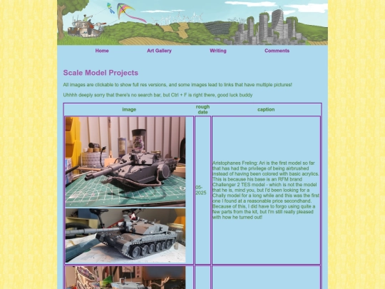 Scale Models/models_page_1 screenshot