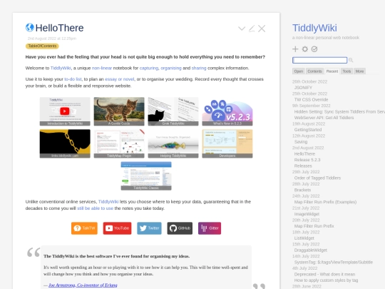 TiddlyWiki Projects/TW_JSONIFY screenshot