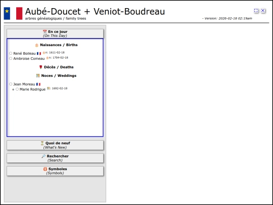 genealogy/FamilyTree screenshot
