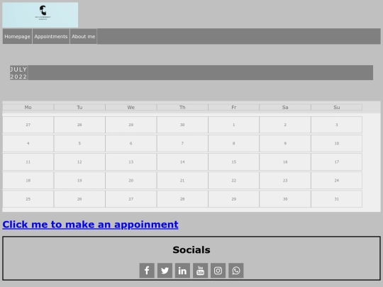 Calender screenshot