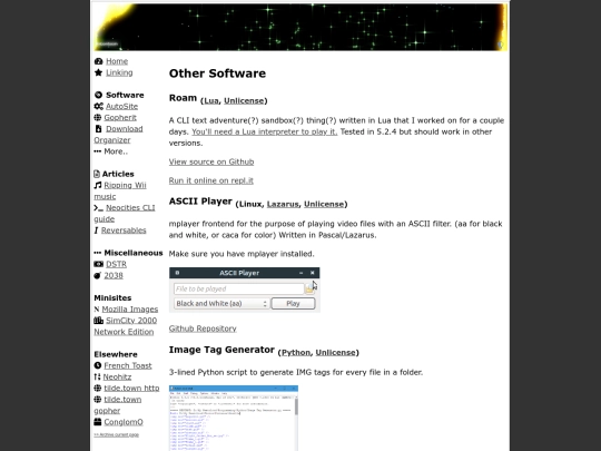 software/other screenshot