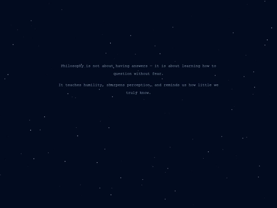 philosophy screenshot
