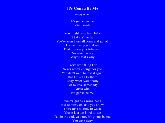 JLyrics /Gonna Be Me screenshot