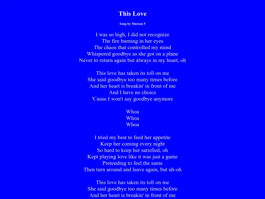 JLyrics /This Love screenshot