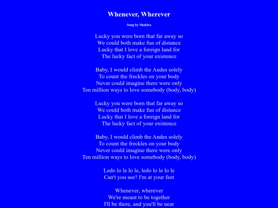 JLyrics /Whenever screenshot