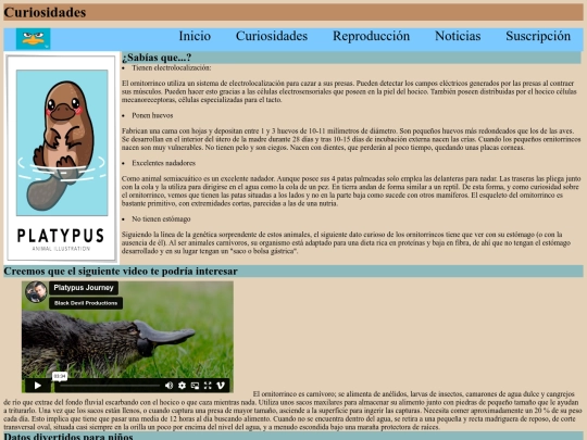 Curiosidades screenshot