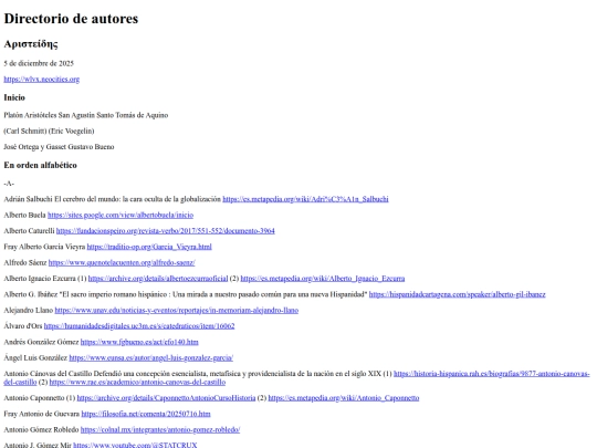 2025/autores screenshot