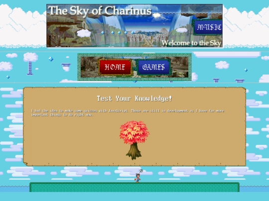 pages/games/quizzes screenshot