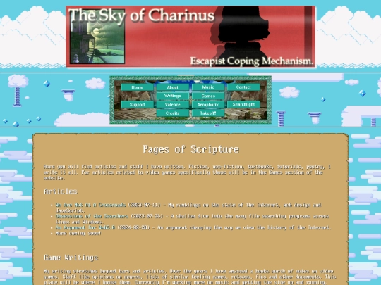 pages/writing screenshot